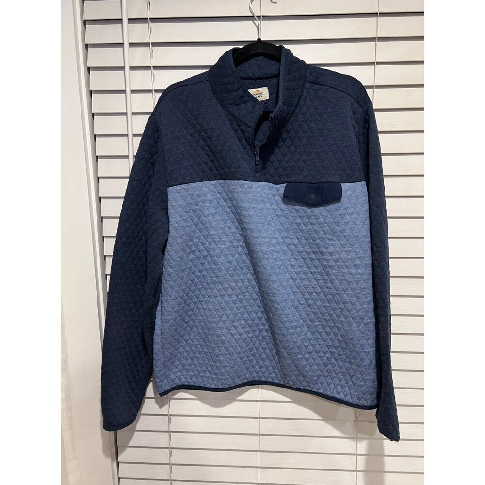 Marine‎ Layer Quilted Pullover - Size XL